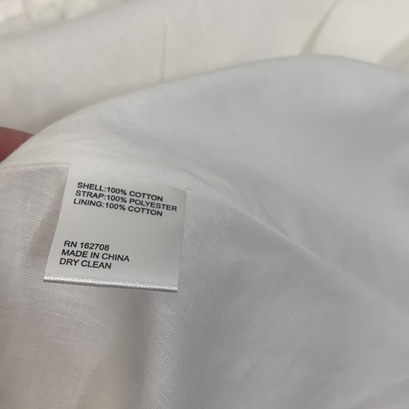 LDT Celia White Eyelet Tiered Mini Dress- NWT - Picture 14 of 15